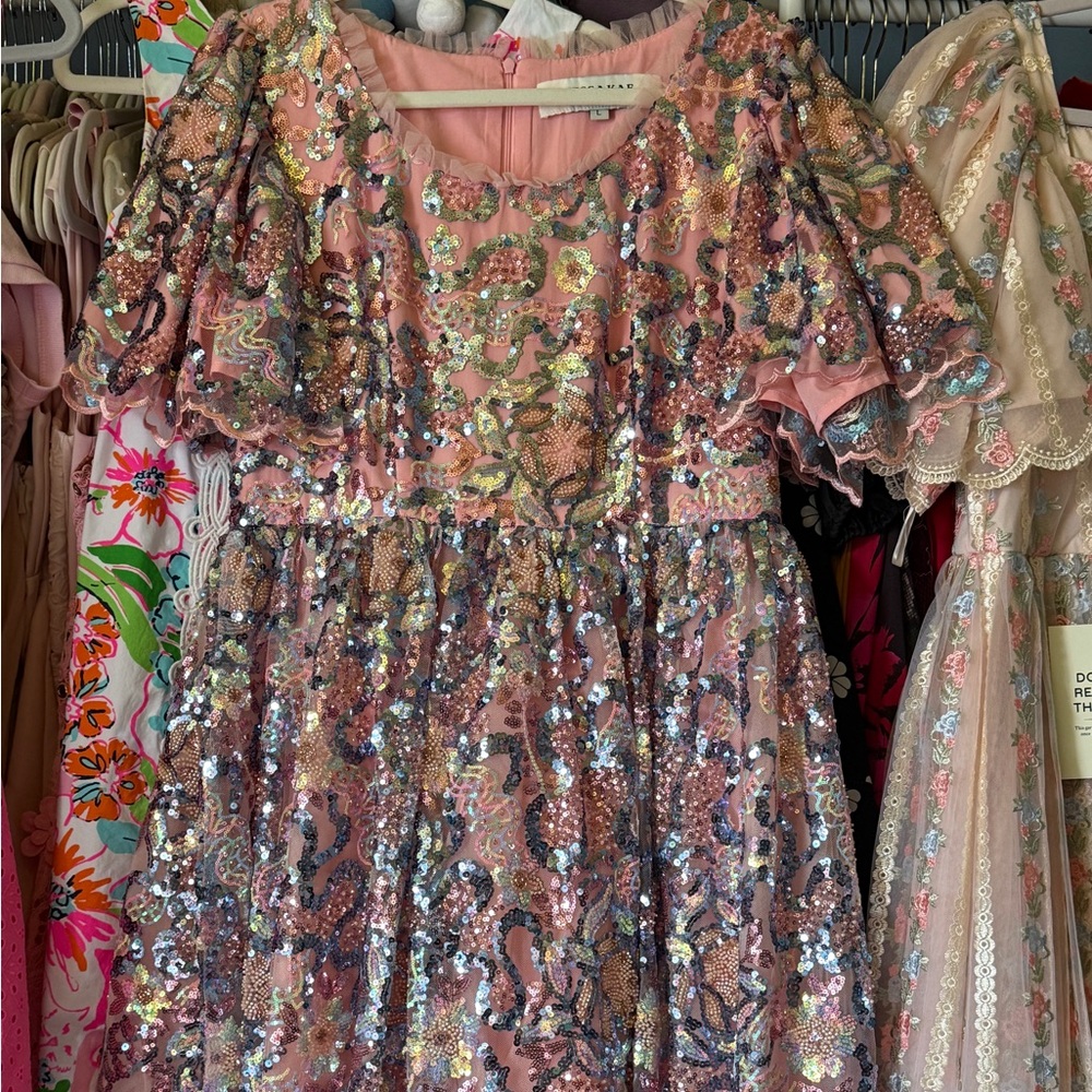 JessaKae Pink Sequin Dress